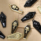 10Pcs Enamel Crosses Skull Charms for Jewelry Making Earrings Necklace