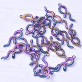 15PCS Animal Snake Pendant Charm DIY Jewelry Necklace Bracelet Supplies