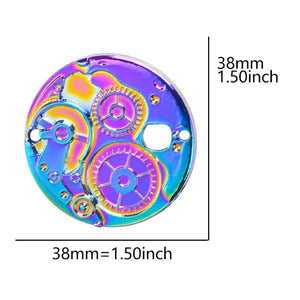5PCS Gear Pendant Charm for DIY Jewelry Necklaces Bracelet