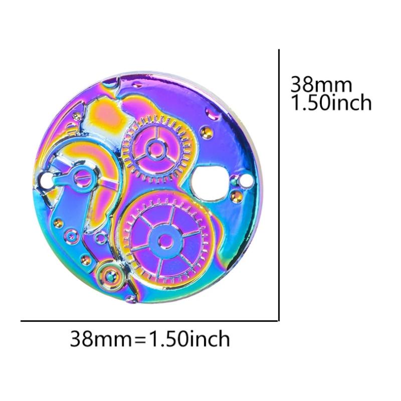 5PCS Gear Pendant Charm for DIY Jewelry Necklaces Bracelet