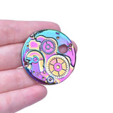 5PCS Gear Pendant Charm for DIY Jewelry Necklaces Bracelet