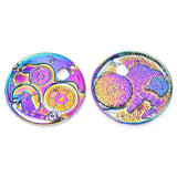 5PCS Gear Pendant Charm for DIY Jewelry Necklaces Bracelet