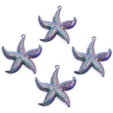 10PCS Starfish Pendant Charm for Jewelry DIY Accessories