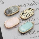 Crystal Quartz Pendants for Jewelry Making DIY Women Necklace Earr
