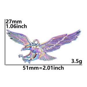 10pcs/Lot Eagle Pendant Charm Alloy Electroplating Jewelry DIY Supplies