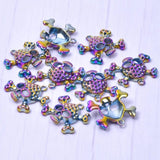 5PCS/Lot Skull Pendant Charm for Necklaces Bracelet DIY