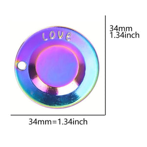 5PCS/Lot Dish Pendant Charm for Jewelry Necklaces Bracelet DIY