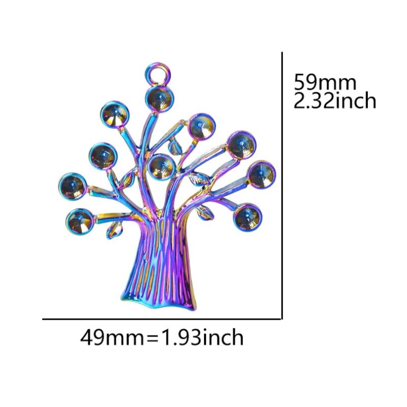 5PCS/Lot Tree Pendant Charm for Jewelry Necklace Bracelet DIY
