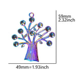 5PCS/Lot Tree Pendant Charm for Jewelry Necklace Bracelet DIY