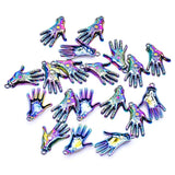 10PCS Devil's Hand Pendant Charm for Jewelry Necklaces Bracelet DIY