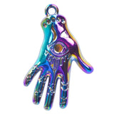 10PCS Devil's Hand Pendant Charm for Jewelry Necklaces Bracelet DIY