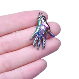 10PCS Devil's Hand Pendant Charm for Jewelry Necklaces Bracelet DIY