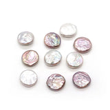 Natural Freshwater Pearl Button Beads 19-20mm for DIY Jewelry