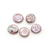 Natural Freshwater Pearl Button Beads 19-20mm for DIY Jewelry