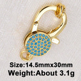 Cz Zircon Zircone Micro Jewelry Lobster Clasp Accessories