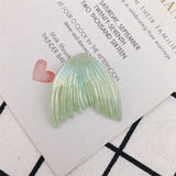 10Pcs Resin Fishtail Charm Pendant DIY Jewelry Accessories