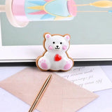 10Pcs Japan Heart Bear Resin Charms DIY Patch Findings Earrings