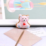 10Pcs Japan Heart Bear Resin Charms DIY Patch Findings Earrings