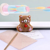 10Pcs Japan Heart Bear Resin Charms DIY Patch Findings Earrings