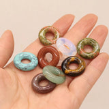 5 PCS Natural Stone Pendant Beads 20x20mm DIY Jewelry Making Accessories