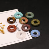 5 PCS Natural Stone Pendant Beads 20x20mm DIY Jewelry Making Accessories