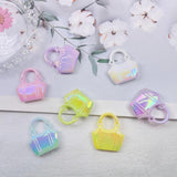 Plated Macaron Bag Hanging UV Pendant Acrylic DIY Ring Key Chain