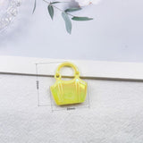 Plated Macaron Bag Hanging UV Pendant Acrylic DIY Ring Key Chain