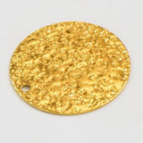 20mm Double Bright Sand Frosted Earrings DIY Necklace Accessories