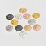 20mm Double Bright Sand Frosted Earrings DIY Necklace Accessories