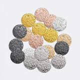 20mm Double Bright Sand Frosted Earrings DIY Necklace Accessories