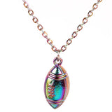 15pcs Football Rugby Sports Charms Rainbow Alloy Pendant