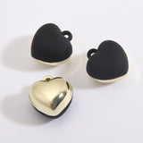 10pcs Enamel Heart Love Charms Three Colors for Jewelry Making DIY