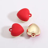 10pcs Enamel Heart Love Charms Three Colors for Jewelry Making DIY