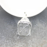 Buddha Head Pendant Natural Stone Necklace DIY Jewelry Women