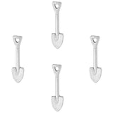 70pcs Retro Silver Shovel Charms for Jewelry Making