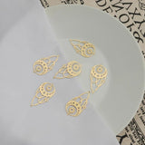 4Pcs Brass Sun Star Charms for Jewelry Making DIY Earrings Necklace Keychain