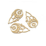 4Pcs Brass Sun Star Charms for Jewelry Making DIY Earrings Necklace Keychain