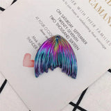 10Pcs Resin Fishtail Charm Pendant DIY Necklace Earrings Jewelry Accessories