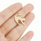 10Pcs Brass Animals Shape Charms for Jewelry Making DIY Earrings