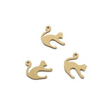 10Pcs Brass Animals Shape Charms for Jewelry Making DIY Earrings