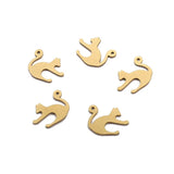 10Pcs Brass Animals Shape Charms for Jewelry Making DIY Earrings
