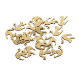 10Pcs Brass Animals Shape Charms for Jewelry Making DIY Earrings