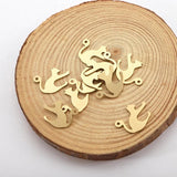 10Pcs Brass Animals Shape Charms for Jewelry Making DIY Earrings