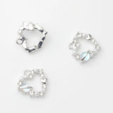 Heart Charms Pendant 6PCS/lot for DIY Necklace Jewelry Making