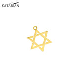 Hexagram Stainless Steel Pendant for Necklace Keychain DIY Jewelry