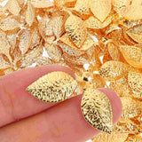 Charms Leaf Pendant Diy Bracelet Earring Leaves Keychain Jewelry Making Necklace