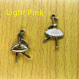 10pcs Ballet Girls Enamel Charm for DIY Jewelry Making