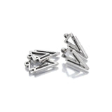 Stainless Steel Double Triangle Charms Pendant for DIY Jewelry Making