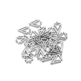 Stainless Steel Double Triangle Charms Pendant for DIY Jewelry Making