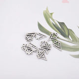 Stainless Steel Double Triangle Charms Pendant for DIY Jewelry Making